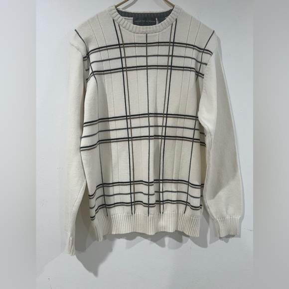 Oscar de la Renta Other - Oscar De La Renta  vintage sweater, size  L  cream multi, 100% cotton